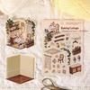 DIY Creative 3D Cartoon Landscape Stickers Spring Theme Wall Decals for Kids Bedroom Playroom Decor