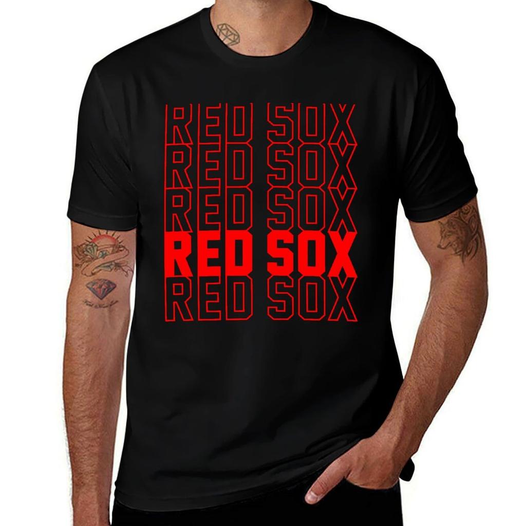 Red Sox Tshirt Plus Size Nonshrink Tshirt