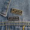 Confused & Anxious Enamel Brooch