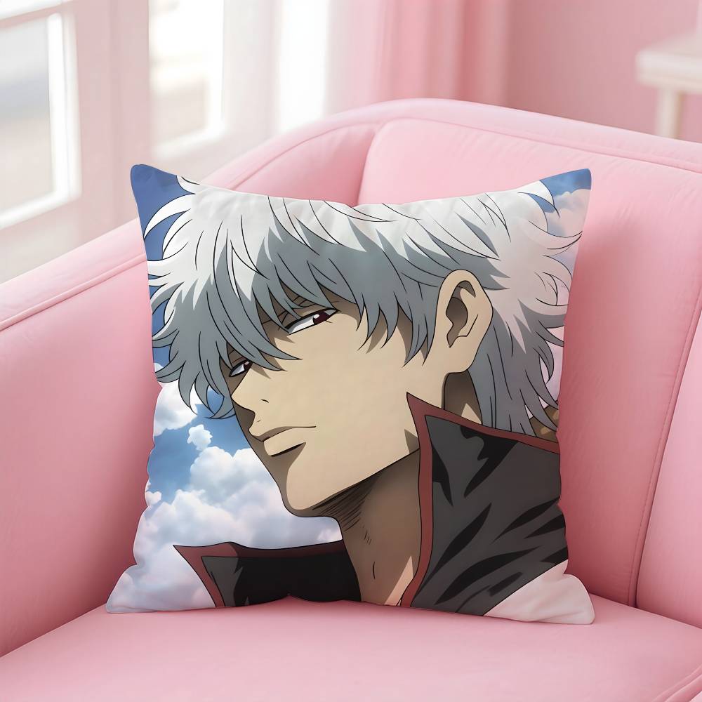 Anime G-GINTAMA Pillow Case pattern printing pillowcase living room sofa cushion cover bedroom room decor