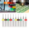 10 Pcs   Drill Bit Set 1Celsius8in Shank Tungsten Steel Strong Abrasion Resistance High Hardness Drill Bits