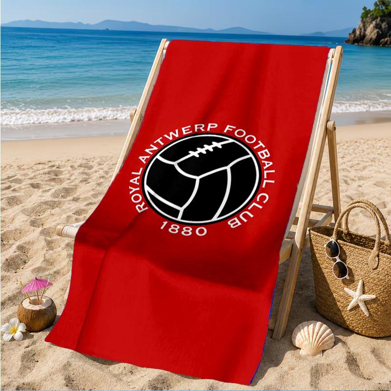 Royal Antwerp Fc Crest Beach Towel, Quick-drying, Easy to Care for, Suitable for Both Fitness and Beach Vacations,Sports Essential