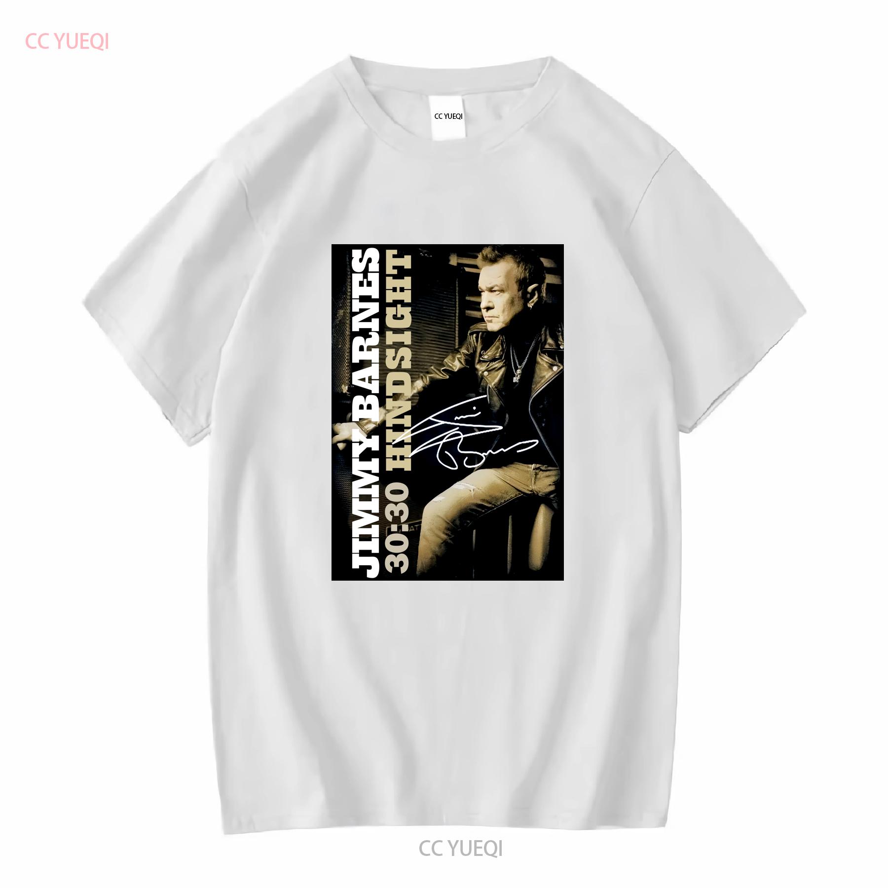 

Retro Hindsight JIMMY BARNES T Shirt Black S 5XL LE371 long or short sleeves vintage Washed streetwear designer clothes L