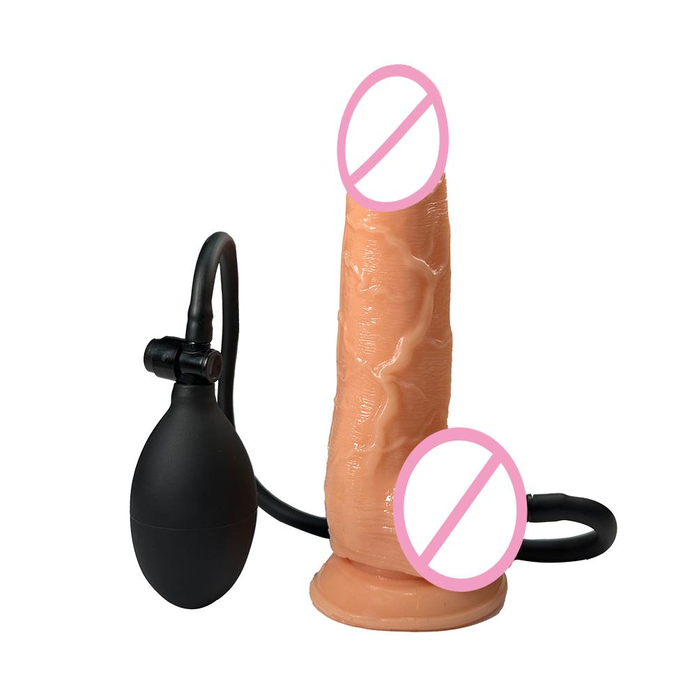 Dildo Gonfiabile Realistico per Donne - Morbida Texture Carnosa Giocattolo per il Piacere Adulto"