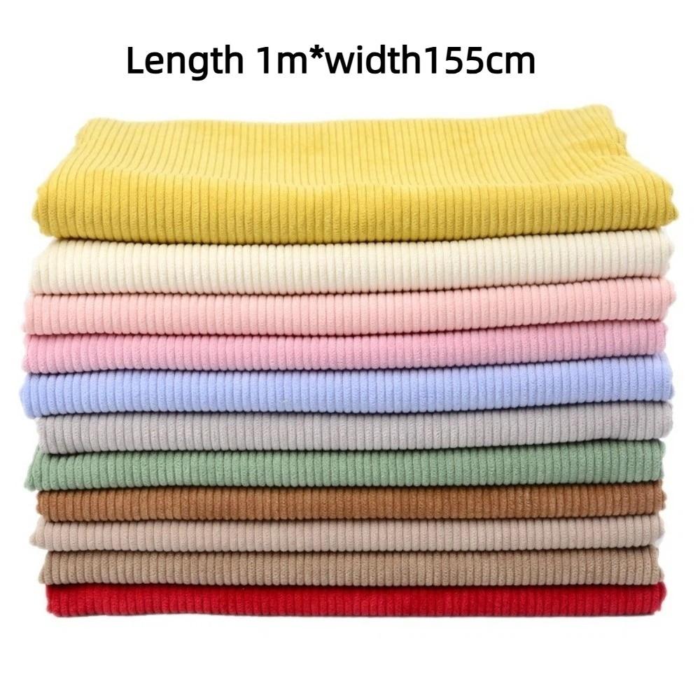 100*155cm Corduroy Fabric Solid Color Sewing Material New Clothes Lining  Fabric  Home Textile