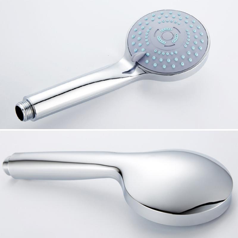 2025 Guangdong Modern 5-Function Handheld Pressure Shower Head with Chrome Finish ABS Material for Bathroom Faucet Accessories