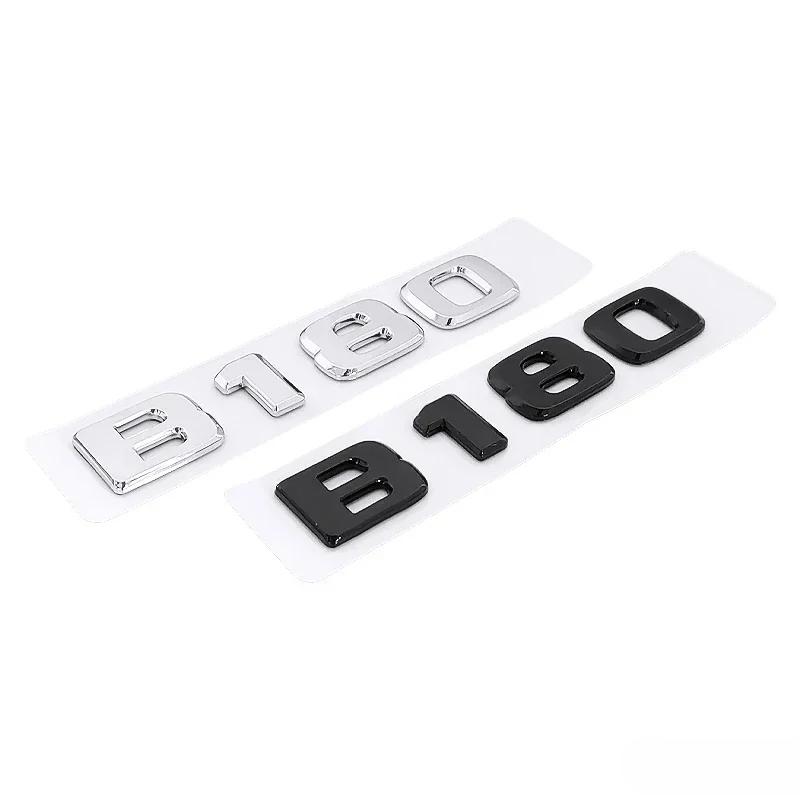 GWRA8 3D ABS Letters Decal Car Body Trunk Emblem Sticker for Mercedes Benz B180 B200 B220 B250 B260 Exterior Accessories