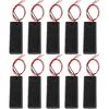 DIANN 10pcs AAA Battery Holder with Switch ON Off Case Back Cover 2X 1.5V Batteries Charger Holder Spring Clip Storage Box Cell Cable