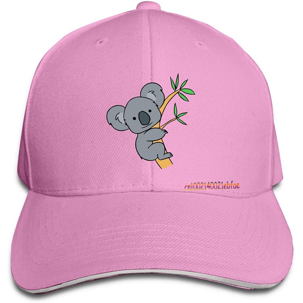 Koala Bear Baseball Hat Sandwich Cap Sun Hats Vintage Unisex Adjustable of Washable Trucker Caps