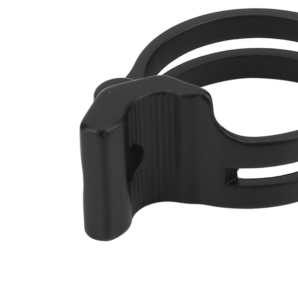 Aluminum Alloy Bike Front Derailleur Clamp Adjustable Cycling Accessory Clip Braze on Front Derailleur Adapter Cycling Accessory