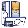For Samsung Galaxy S26 Ultra Magnetic Case Clear Back Cover with Lens Cover Kickstand