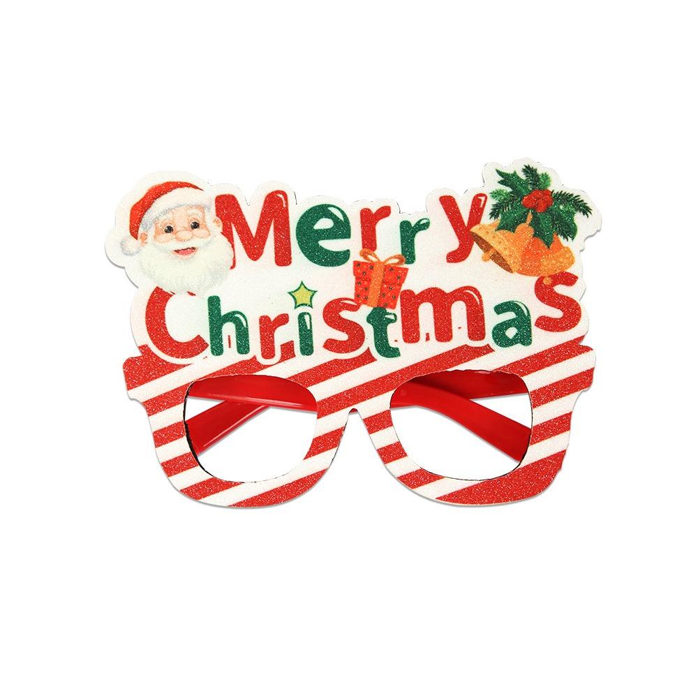 

Блестящая рождественская оправа для очков ручной работы, декоративные очки на Новый год, для взрослых и детей Style 2