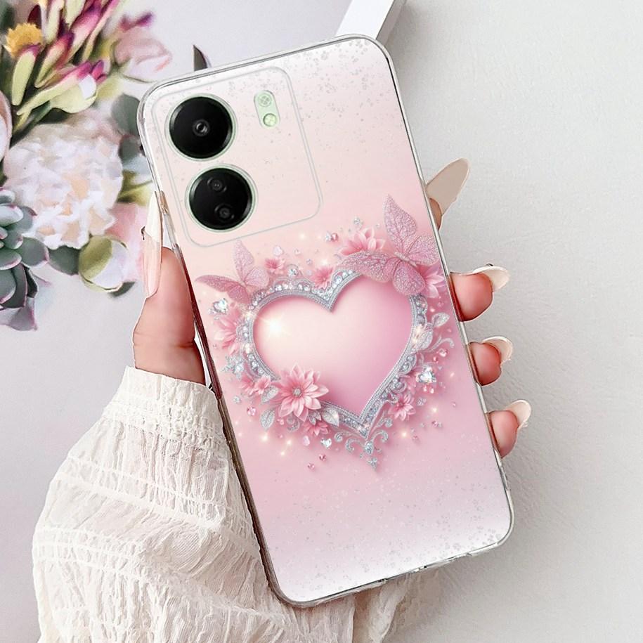 For Xiaomi Poco C65 Case Poco C75 Cover Fashion Butterfly Soft Silicone Capa Phone Back Cover For Xiomi Poco C65 C75 C 65 Bumper