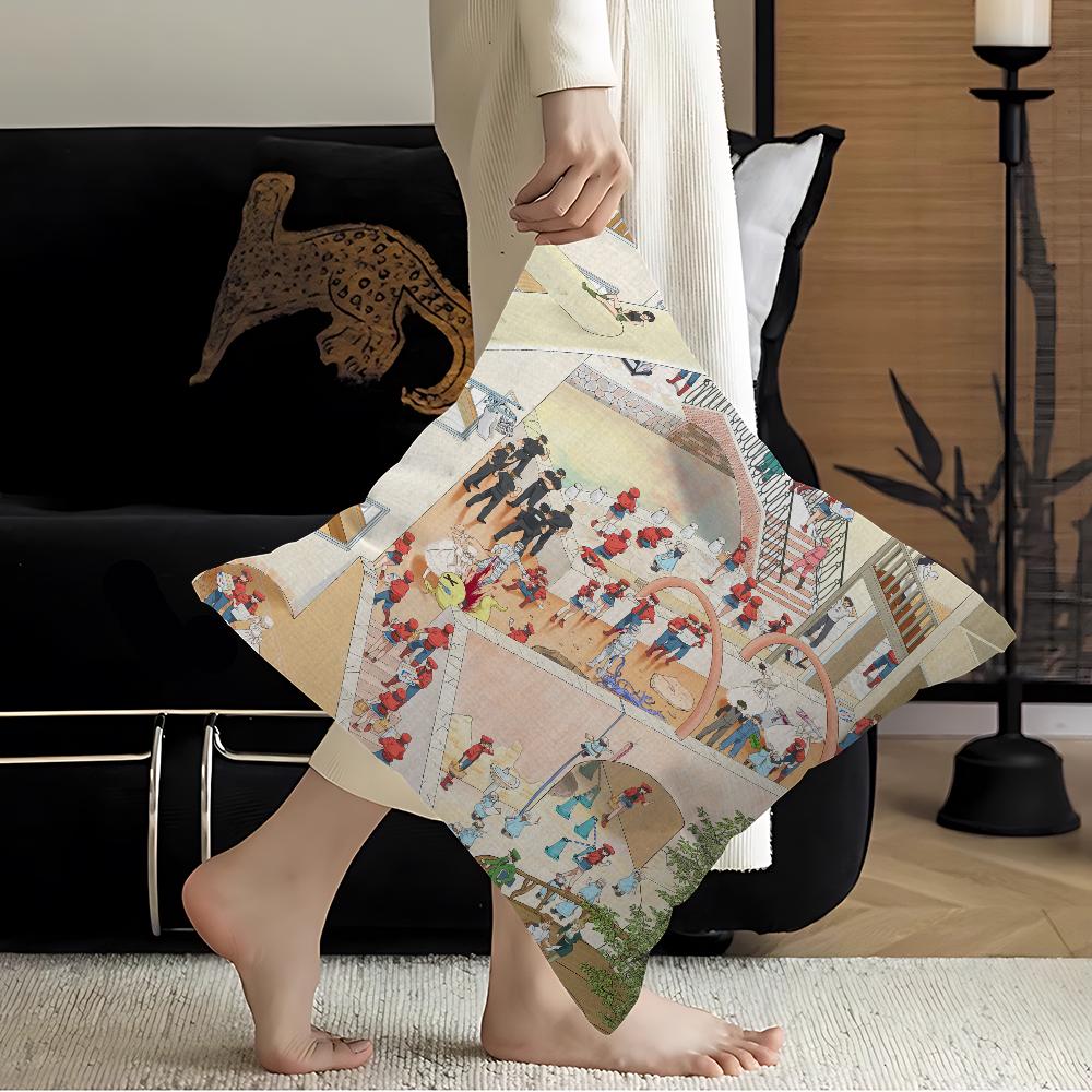 

Anime Cells At Work Pillow Anime Pillow Sofa Bed Head Pillow Cover Cushion Cover 45x45 Cm Fashion 16x16Inch