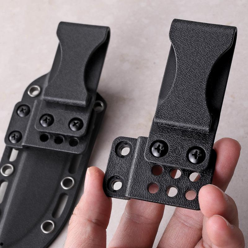 Outdoor Multifunctional Rotating Knife Sheath Belt Clip - Tactical, Detachable, and Versatile Accessory