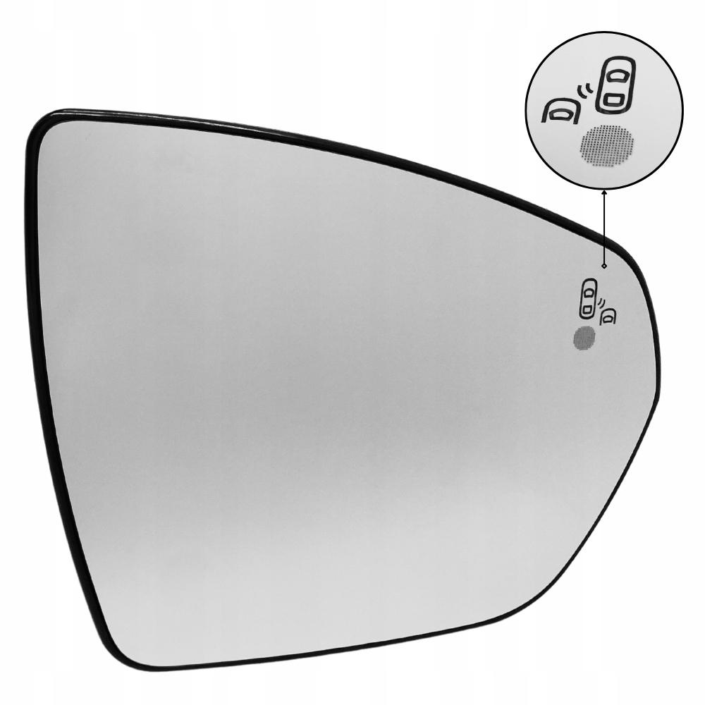 Peugeot 3008 5008 Citroen C5 Aircross Right Mirror Insert 2017-2024 + Bsm
