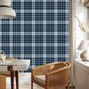 Blue Checkered Wallpaper Navy Blue and Blue for Living Room and Bedroom 50x1000