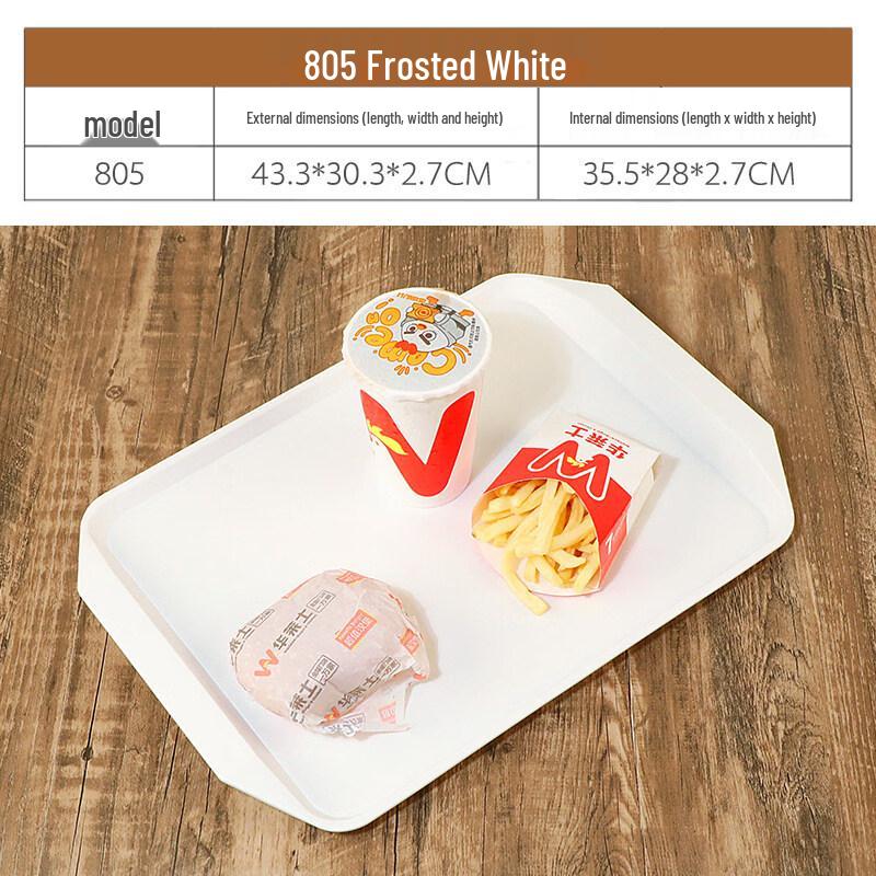 Rectangular Anti-Slip Commercial Serving Tray