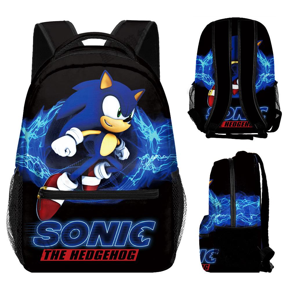 School Bag Elementary School Student Animation Backpack Cartoon School Bag 3D Digital Color Printing Oxford Cloth Backpack