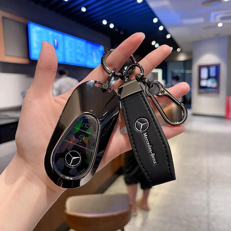 SFX1  Style Car Key Case Cover For Mercedes Benz C E S Class W206 W223 W214 GLA GLB GLC CLA CLS E300 S450 S580 S500