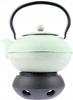 Kettle Cast Iron 1.5 L Infuser Tea Strainer Candle Warmer