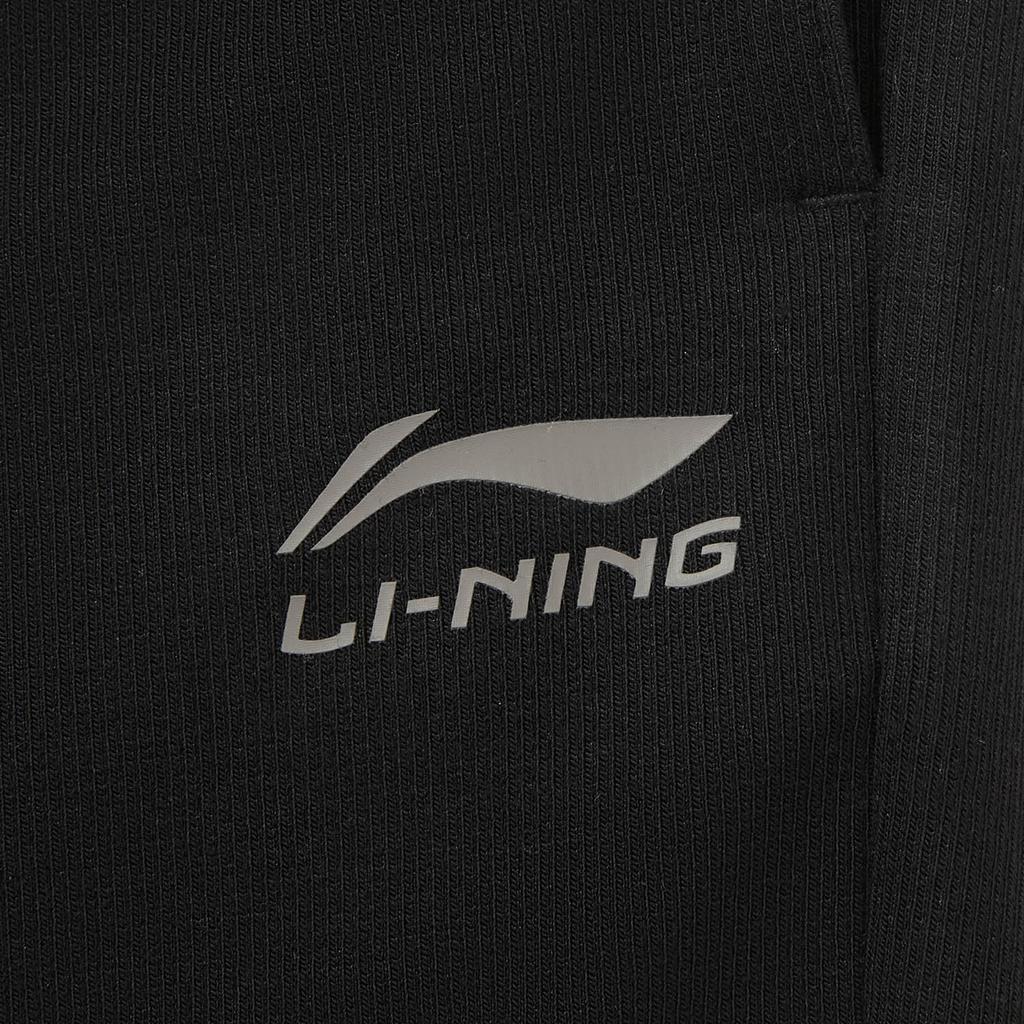 Li Ning Sports Lifestyle Series Logo Stitching Knitted Sports Pants Women pants AKLW258-3