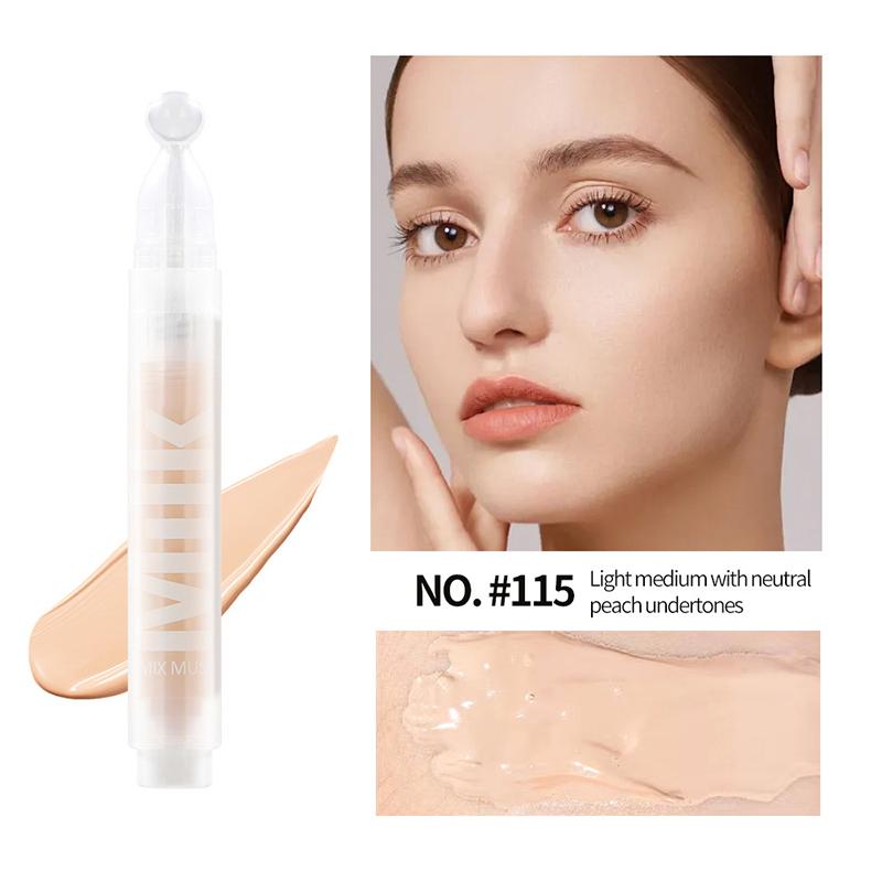 Milch Flüssig Concealer BB Cream Schatten Konturierungscreme Abdeckung Dunkle Ringe Akne Concealer Stift Kontur Aufhellende Basis Make-up