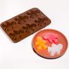 1PC Silicone Baking Mold Chocolate Christmas Tree Silicone Mold Christmas Party Gingerbread Chocolate Mold