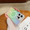 Für iPhone 16 Pro Hülle Kompatibel mit MagSafe Acryl+TPU Farbverlauf Handyhülle