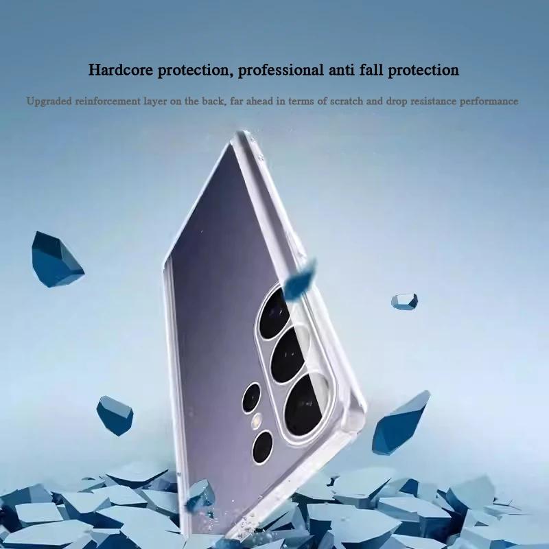 Soft Silicone Clear TPU For Samsung Galaxy S26 Ultra Plus S26Ultra S26Plus S26+ 5G Phone Case Thin Camera Protective Back Covers