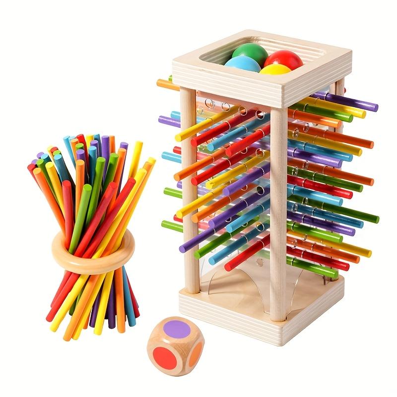 Wooden stick games, wooden interactive educational toys, parent-child games, exercise logical thinking ability.