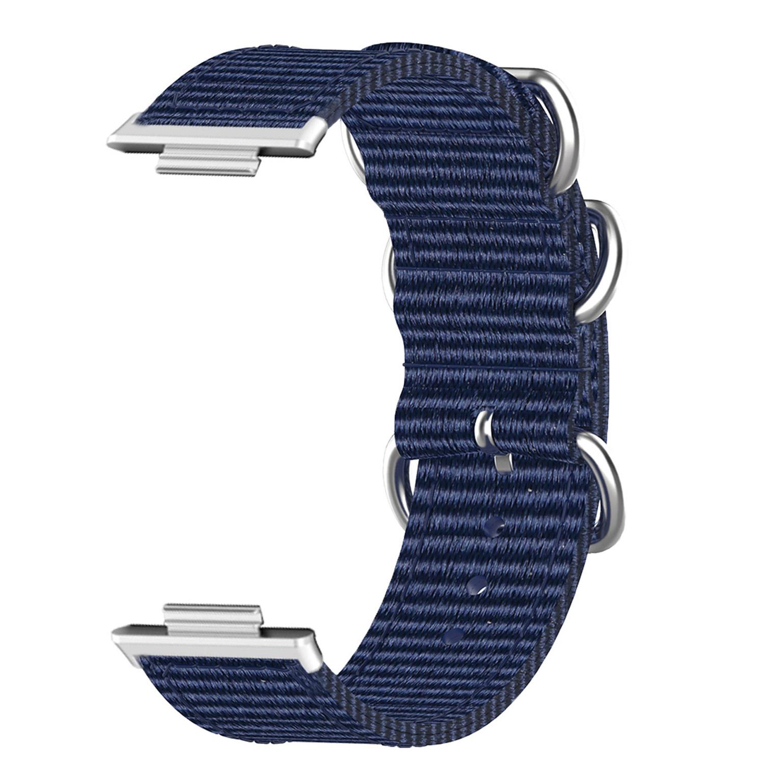 

Nylon Strap for Xiaomi Smart Band 9 Pro/8 Pro/Redmi Watch 5 eSIM/5/4 Three Ring Watch Band with Metal Connector J