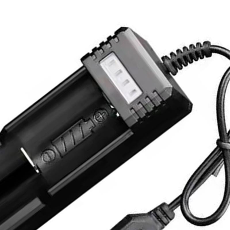 Automatischer Akkuladeadapter USB-Strom Sichere Lademaschine Kunststofftextur für 26650/18650 Reiseprojekte