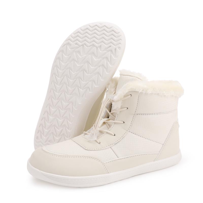 Women's Barefoot Snow Boots Plus Velvet Warm High-top Cotton Shoes Women's Outdoor Warm Casual Shoes