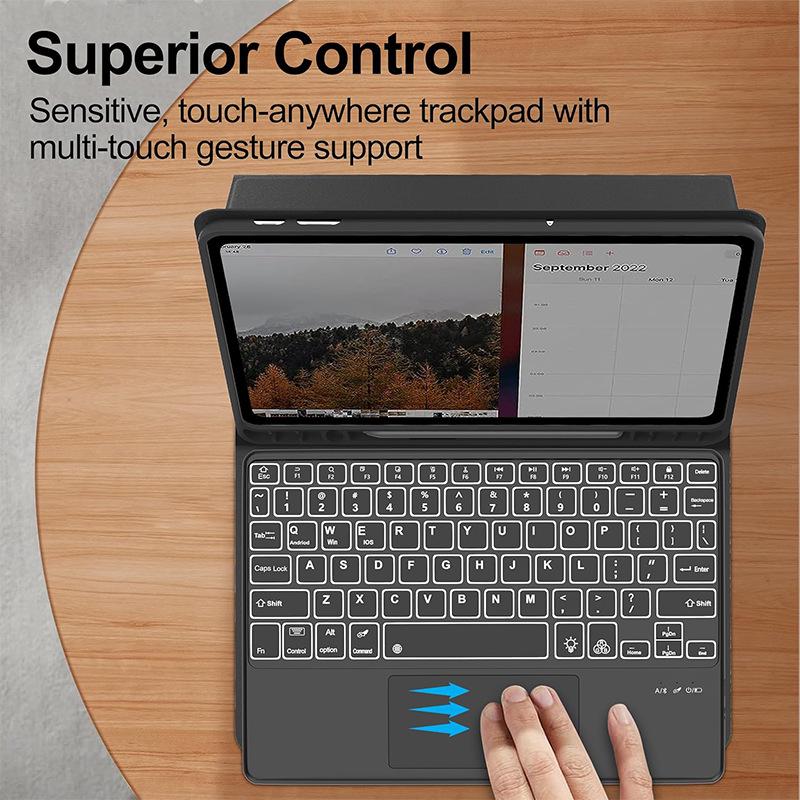 Samsung Tablet A8 Bluetooth Keyboard Leather Case for Galaxy 10.5 Inch X200