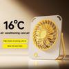 Portable Small Fan, Rechargeable Ultra-thin Silent Operation, with 3 Gear Wind Speed Desktop Fan, for Office Study Dormitory Outdoors