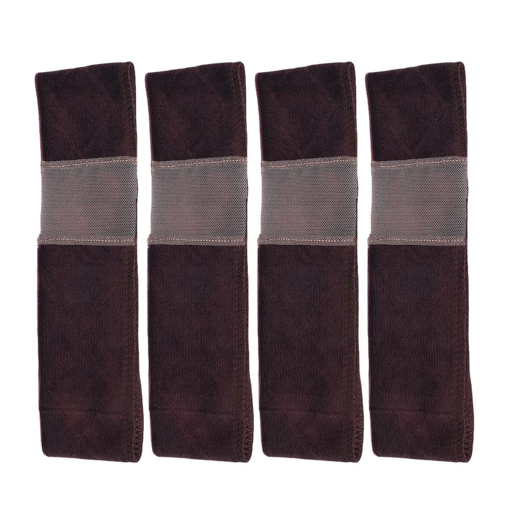 4 Pezzi Fascia in Pizzo per Parrucca Completamente Regolabile Rinforzata Confortevole Elastica Fasce in Pizzo Grip per Parrucca
