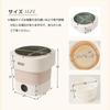 Kennkari Small Washing Machine Folding Washing Machine with Dehydration Function Drainage Function Mini Washing Machine Separate Washing Bucket