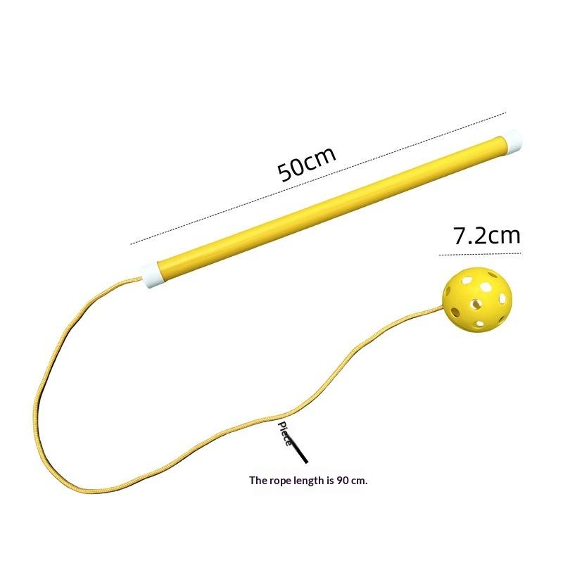 

Outdoor Sport Game Bouncy Ball Toys Stick Jumping Ball Sensory Training Toy Toddler Toys Kindergarten Sports Game Supplies жёлтый