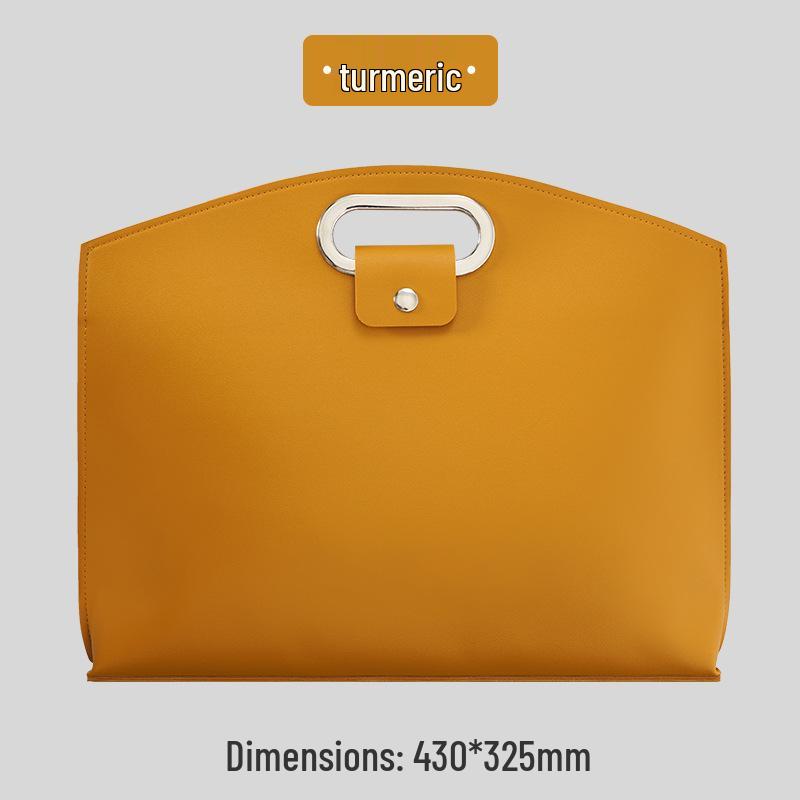 Elegant Women's Soft Leather Laptop Tote - High-End, Large Capacity, Fashionable Briefcase for Work and Commuting.