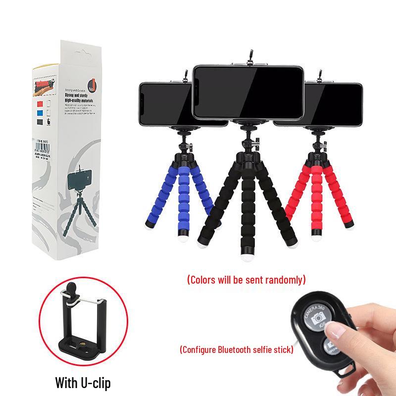 Octopus Mobile Phone Stand: Multi-Function Selfie, Live Photo Mini Tripod