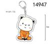 ONE PIECE Action Figures Luffy Chopper Roronoa Acrylic Key Chain Anime Peripheral Keyrings Bag Pendant Cosplay Jewelry Gift