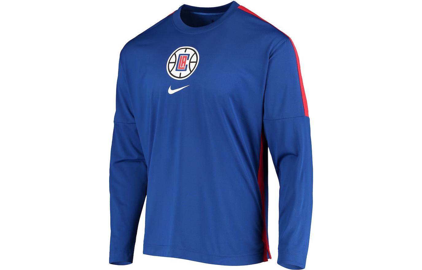 Nike T Shirts Unisex Blue Crew Neck Moderate Straight Fit CN3356-495 S