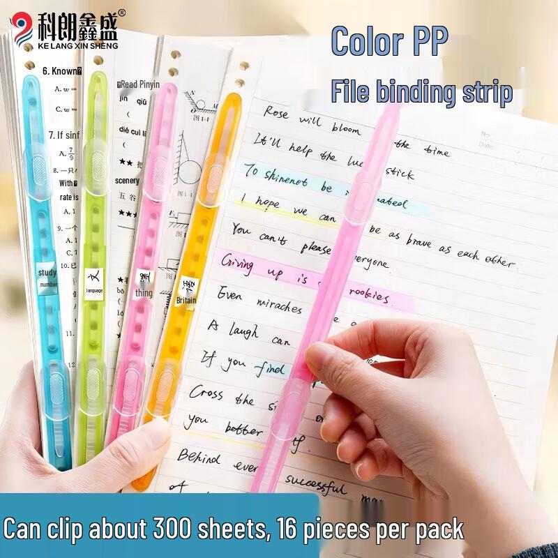 Two-Hole Binding Strips & Clips