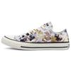 Chuck Taylor All Star Bequeme Vielseitige Bunte Bedruckte Low Top Canvas Schuhe Damen Sneaker Weiß Blau Multicolor 570766C