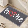 Yousheng Entrance Floor Mat Hello Print Non-Slip Rug Washable Mud Scrubber Doormat for Home Front Door Entryway Laundry Bedroom