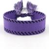 Ethnic Style Woven Bracelet with Embroidered Tassels - D Family DIY Promotion Wristband