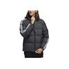 Adidas Neo Colorblock Large Logo Reversible Down Jacket Men Outerwear Black H45282
