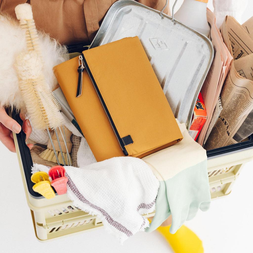 Hobonichi Techo Cousin Planner (A5) Cover, Tragen/Mustard