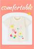 2026 Summer Girls' Floral Print Short-Sleeve T-Shirt - European & American Fashion, Round Neck Children's Clothing